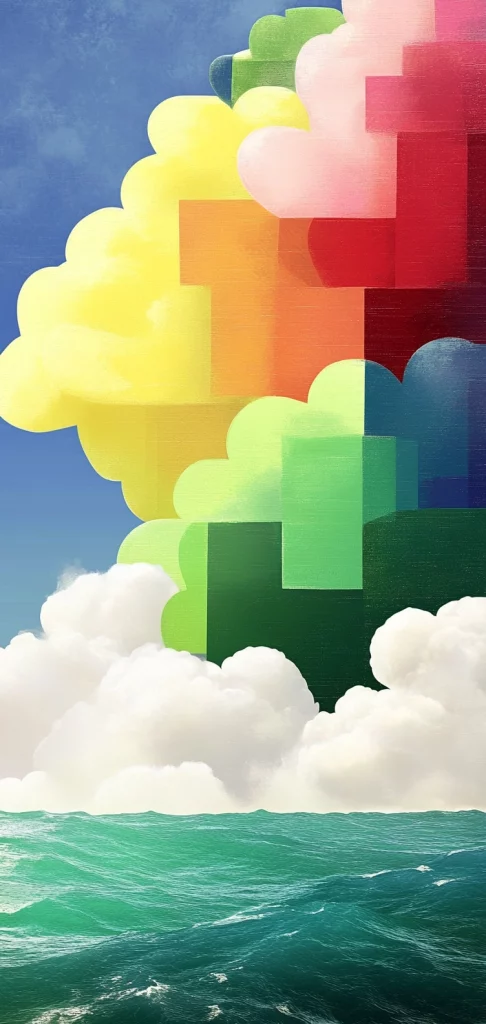 Bright Geometric Nature - Modernism