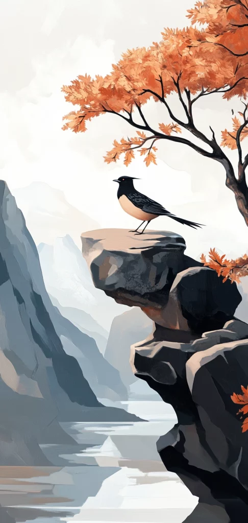 Warm Earth Tones with Fluid Motion - Surrealism