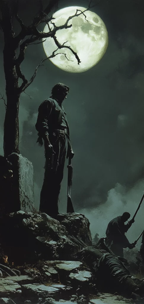 Moonlit Mountain Shadows - Western Classical