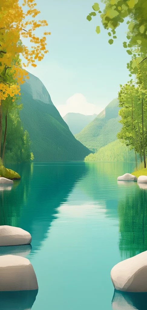 Pastel Nature Harmony - Modernism