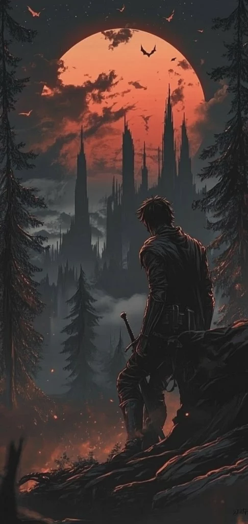 Dark Mystical Lighting - Illustration