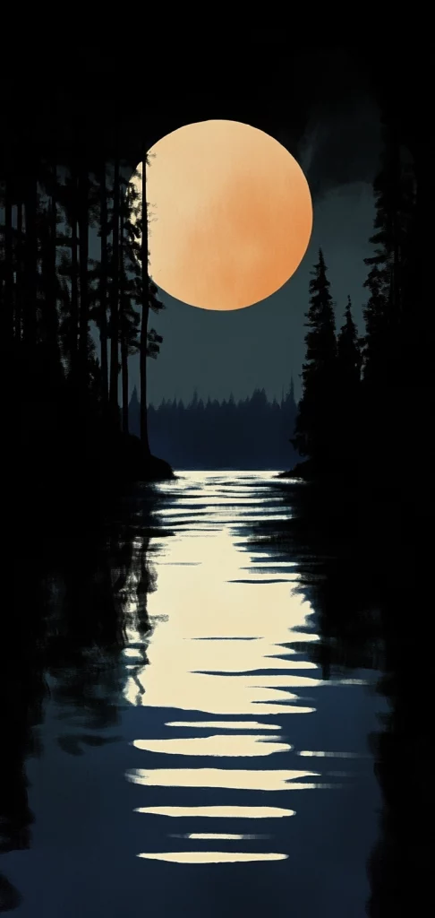 Bold Silhouette Dark Contrast - Illustration