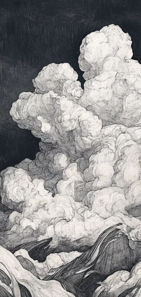 Monochrome Etched Realism - Black and White