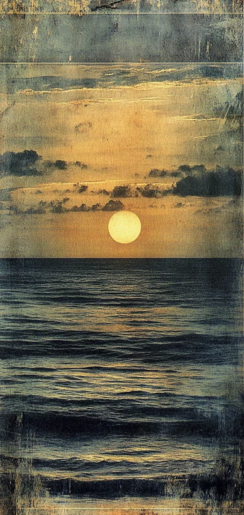 Sepia Toned Castle Landscapes - Ink Painting