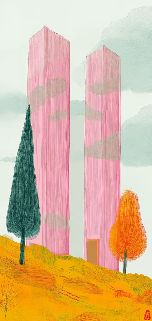 Pastel Forest Illustration Palette - Illustration