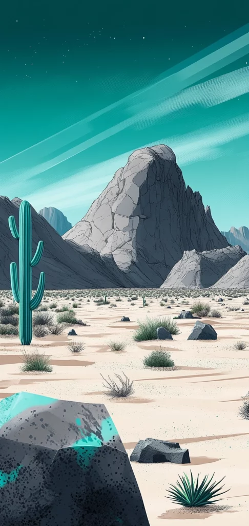 Vivid Gradient Surrealism - Illustration