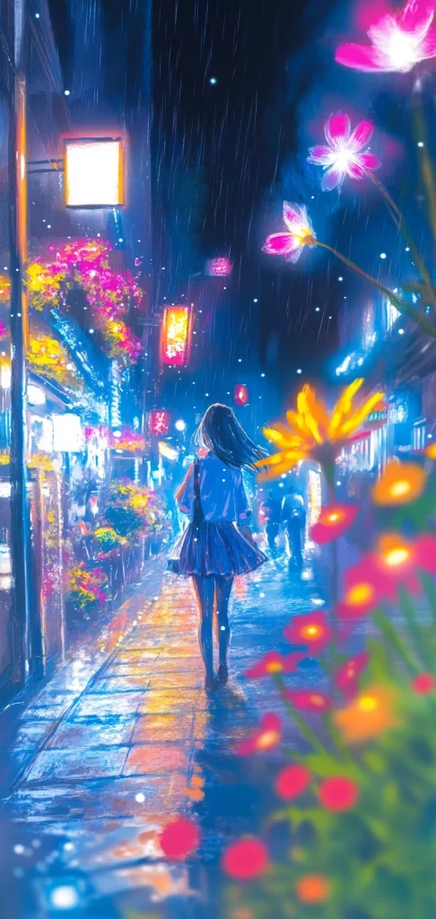 Vibrant Nocturnal Illumination - Urban