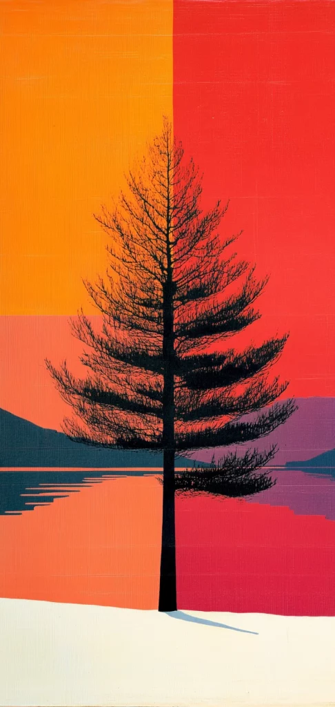 Bold Geometric Warmth – High Contrast