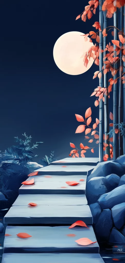 Cool Tone Mountain Environments - Digital Art