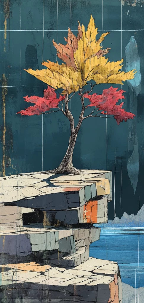 Dynamic Patchwork Visual Palette - Illustration