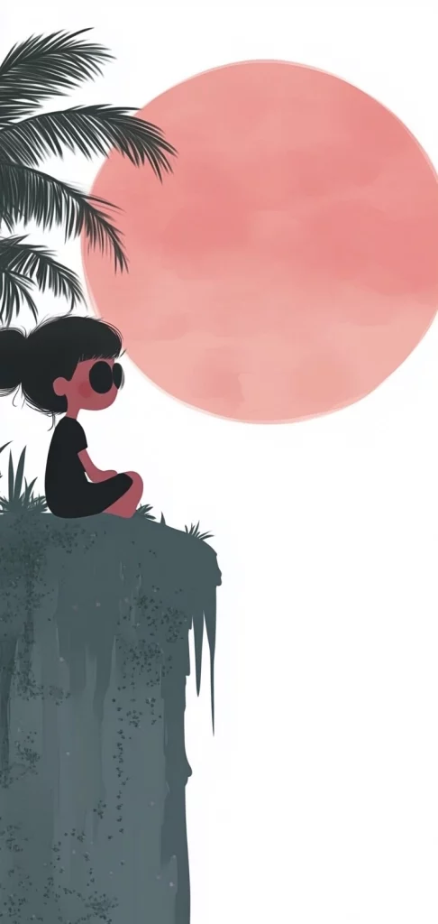 Whimsical Pastel Illustration - Minimalism