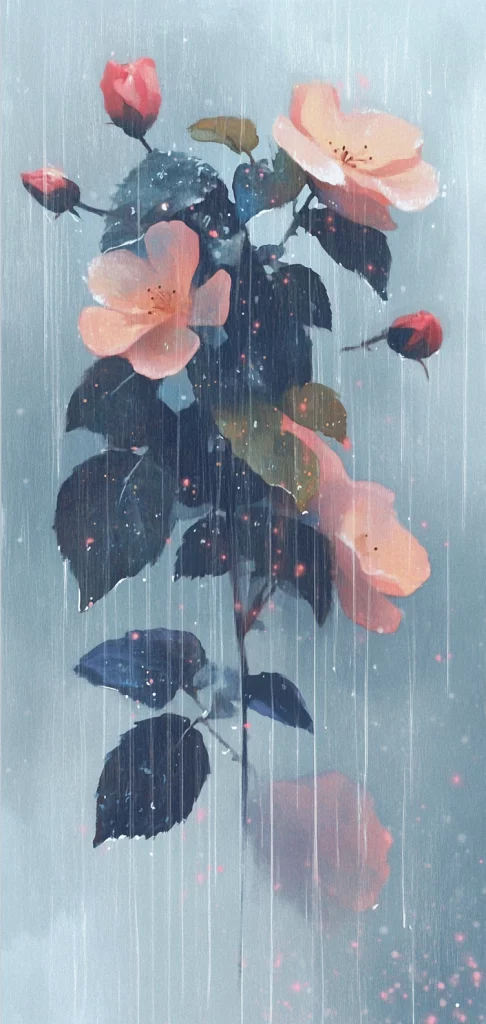 Moonlit Dreamscape in Pastel - Cool Tone