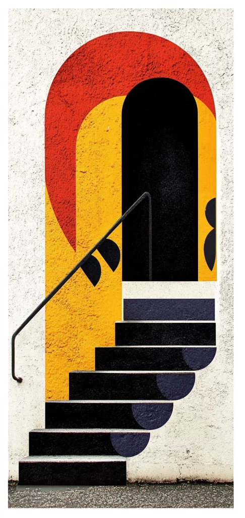 Geometric Gradient Montage - Abstract Art