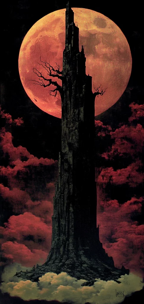 Dark Red Dreamscape - Dark Tone