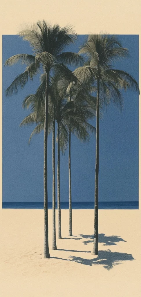 Muted Blue and Beige Contrast - Cool Tone