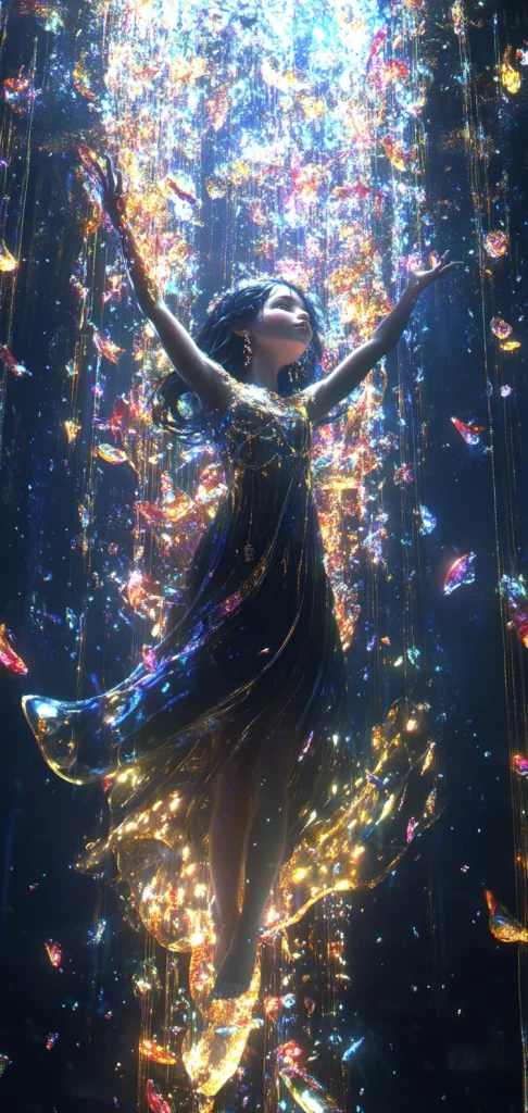 Luminescent Cosmic Dreamscape - Digital Art