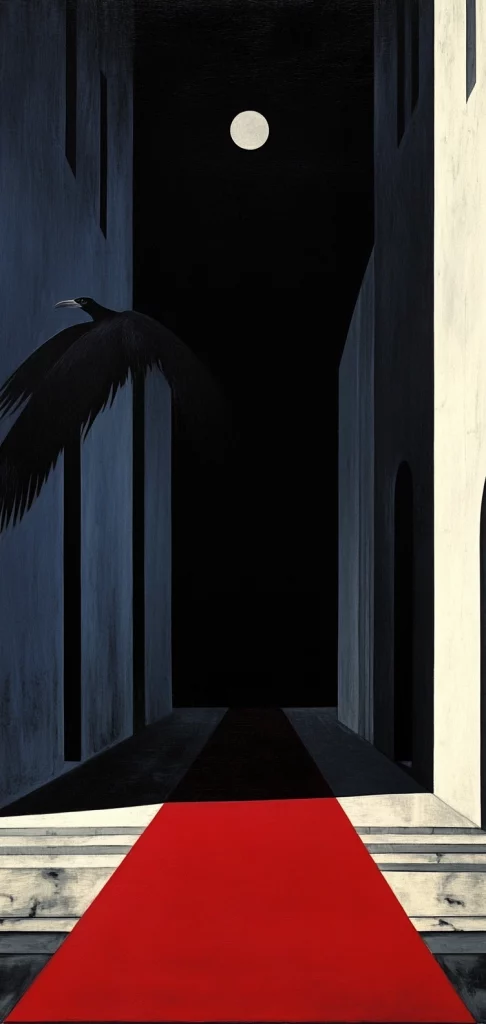 Red and Black Nocturnal Contrast - High Contrast