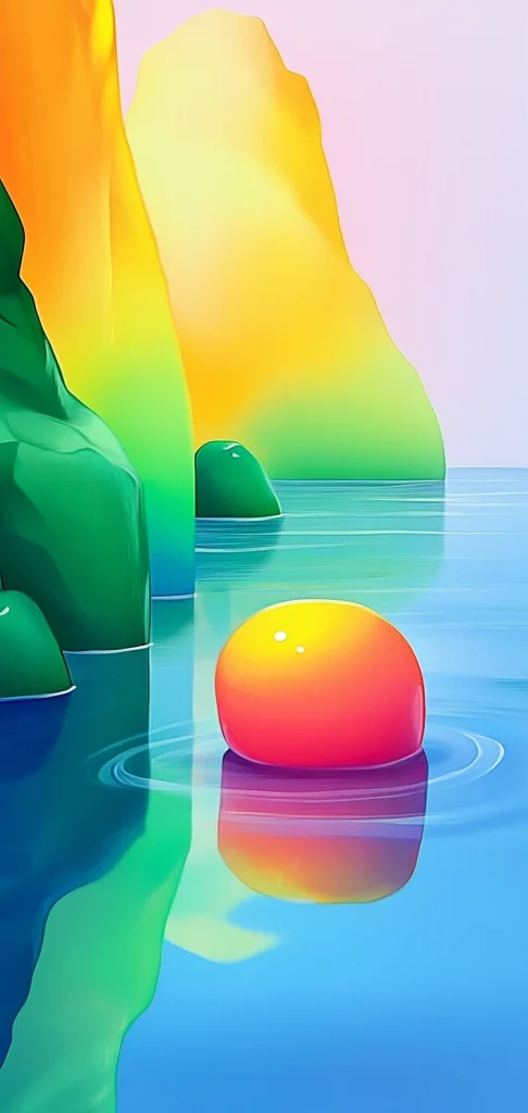 Vivid Gradient Fantasy - Vaporwave