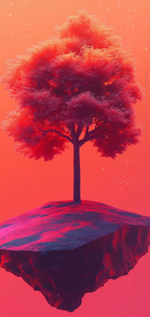 Vibrant Neon Illumination - High Contrast