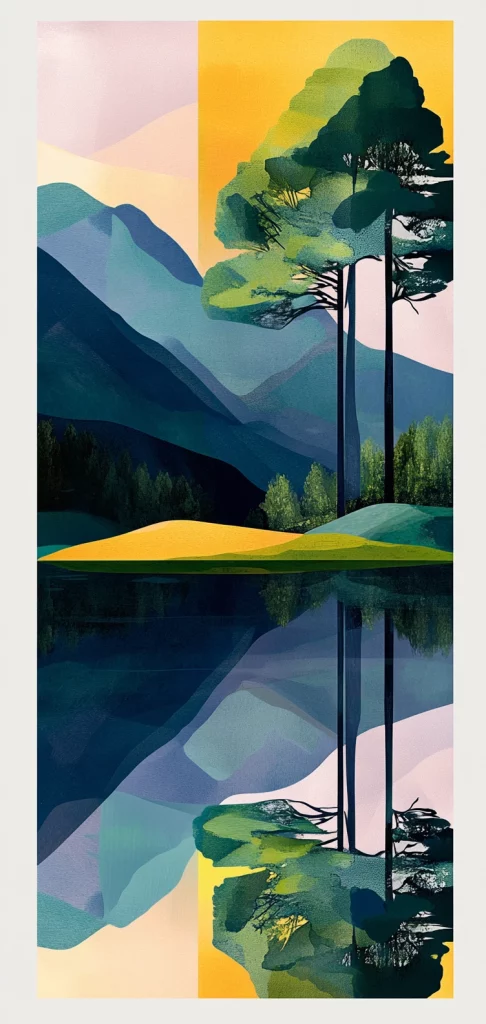 Vivid Geometric Multicolor - High Contrast