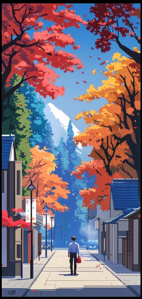 Vivid Nature Hues with Sharp Lines - Urban