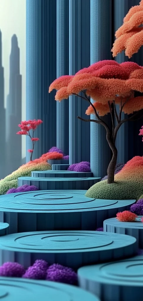 Vibrant Chromatic Architecture - Vibrant Tone