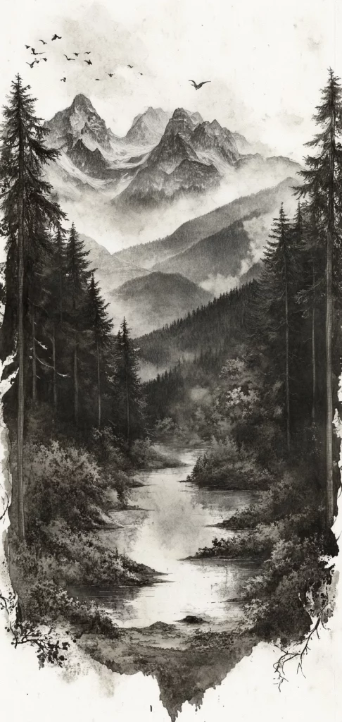 Monochrome Ethereal Landscapes - Realism