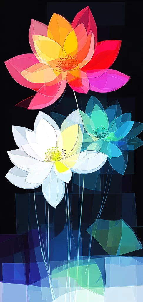 Colorful Gradient Illumination - Futurism