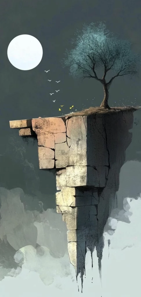 Minimalist Earth Tone Contrast - Cool Tone