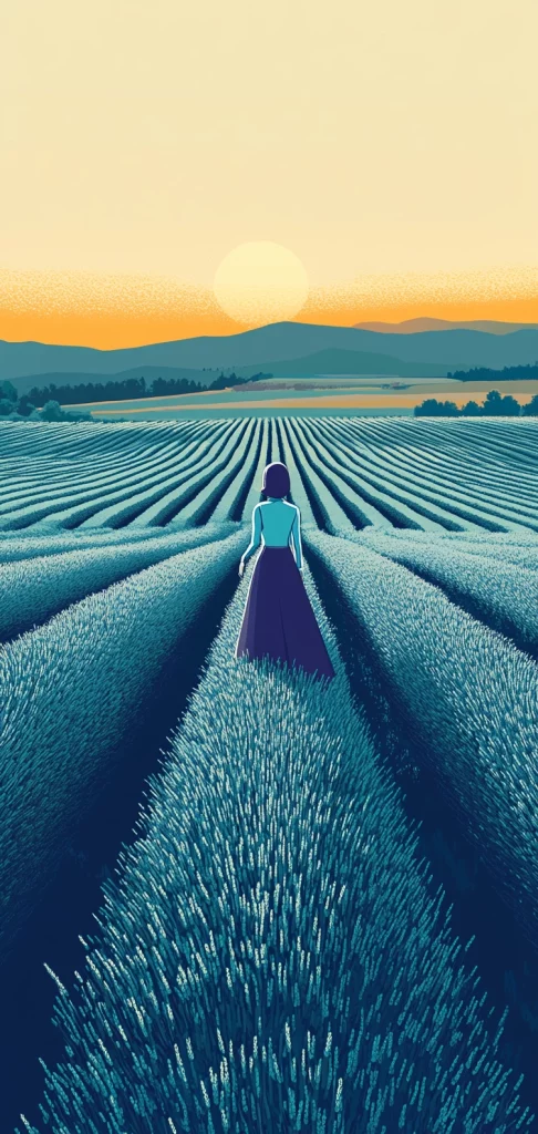 Geometric Color Play - Illustration