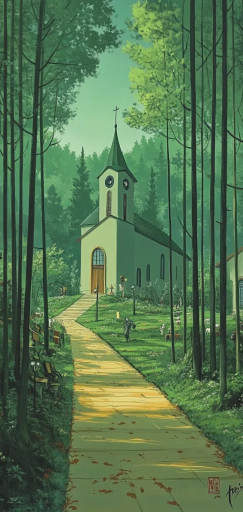 Green Gradient Expression - Illustration