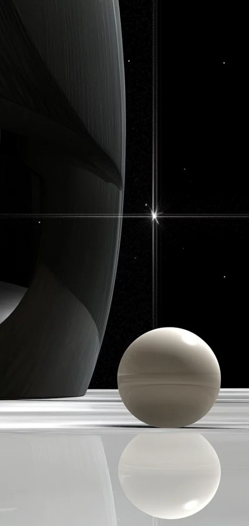 Monochrome Elegance with Subtle Hues - Photorealistic