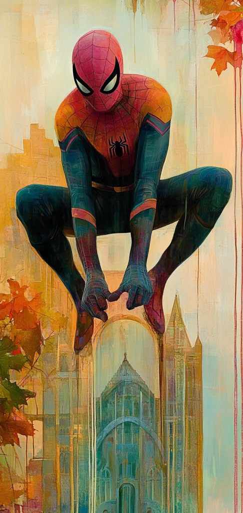 Vivid Warm Tone Blend - Collage