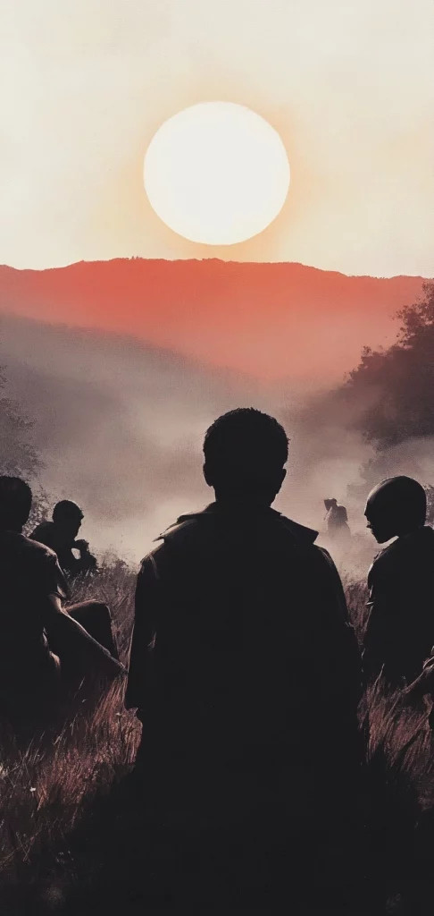 High Contrast Silhouette Scenes - High Contrast