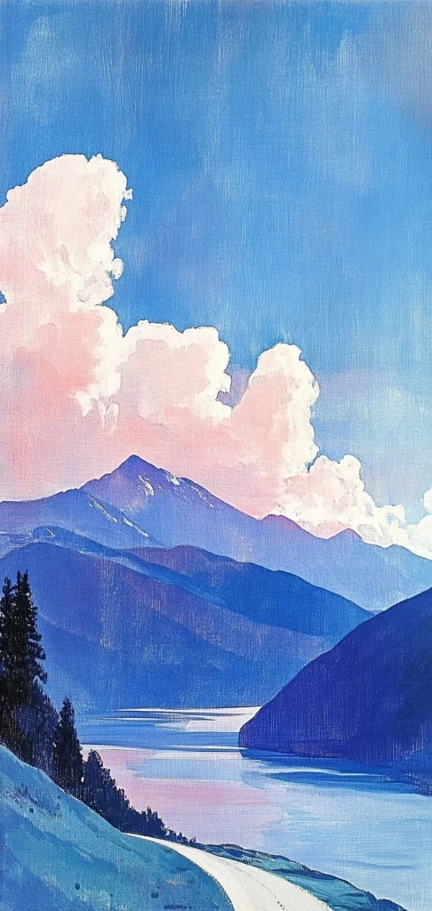 Vivid Pastel Landscapes - Oil Painting