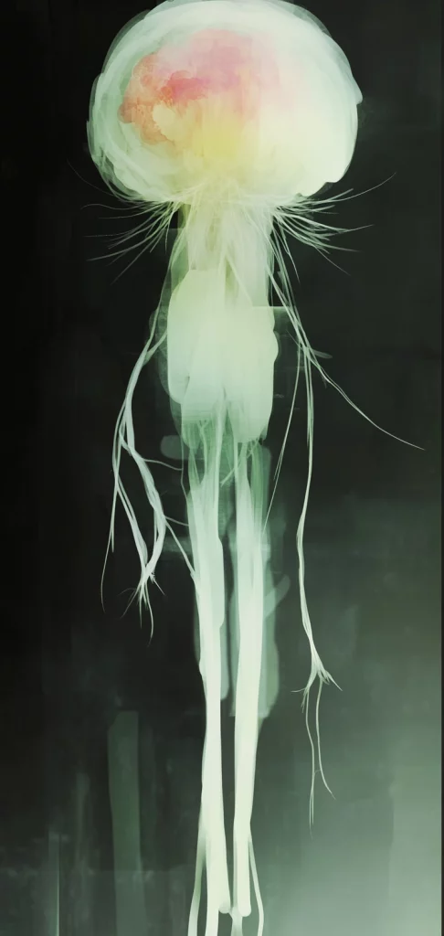 Ethereal Glow with Dark Contrasts - Modernism