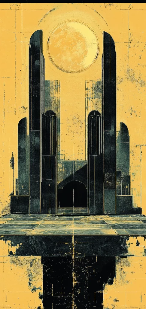 Yellow Monochrome Contrast - Surrealism