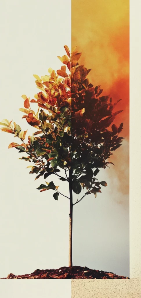 Muted Earth-Toned Contrast - High Contrast