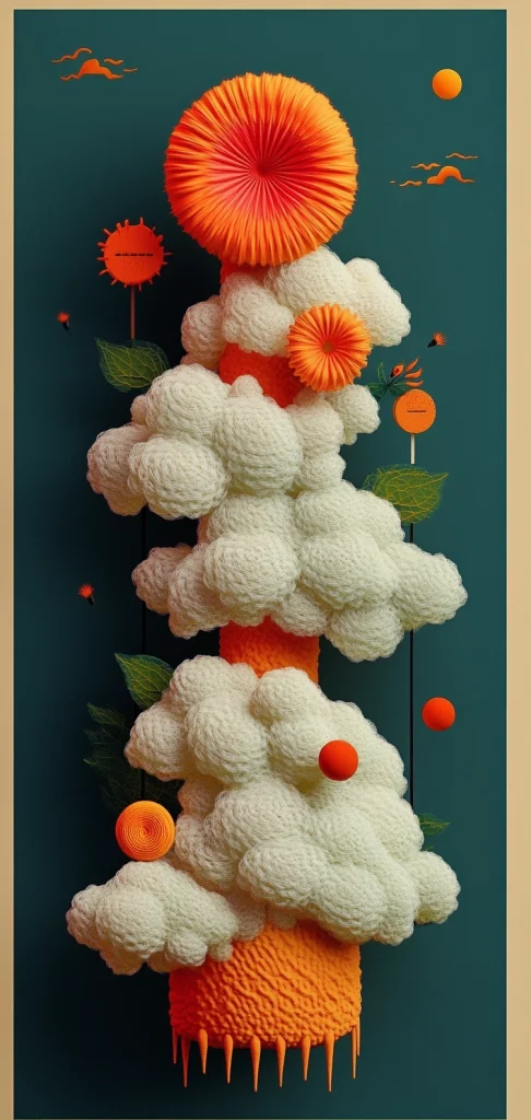 Textured Vibrant Surfaces - 3D Rendering