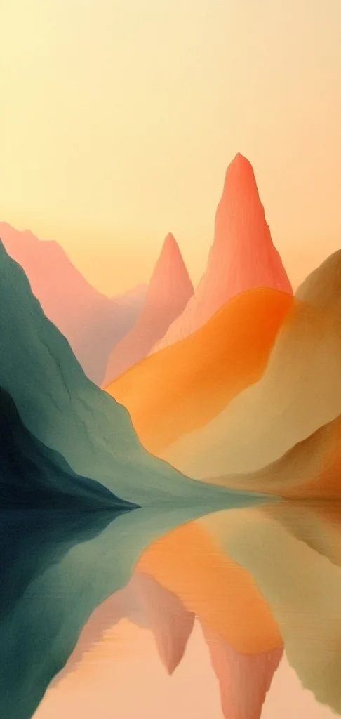 Soft Glowing Pastel Landscapes - Minimalism