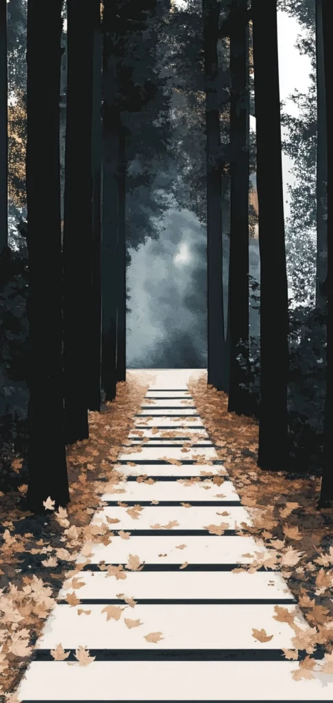 Muted Earth Tones with Reflections - Watercolor