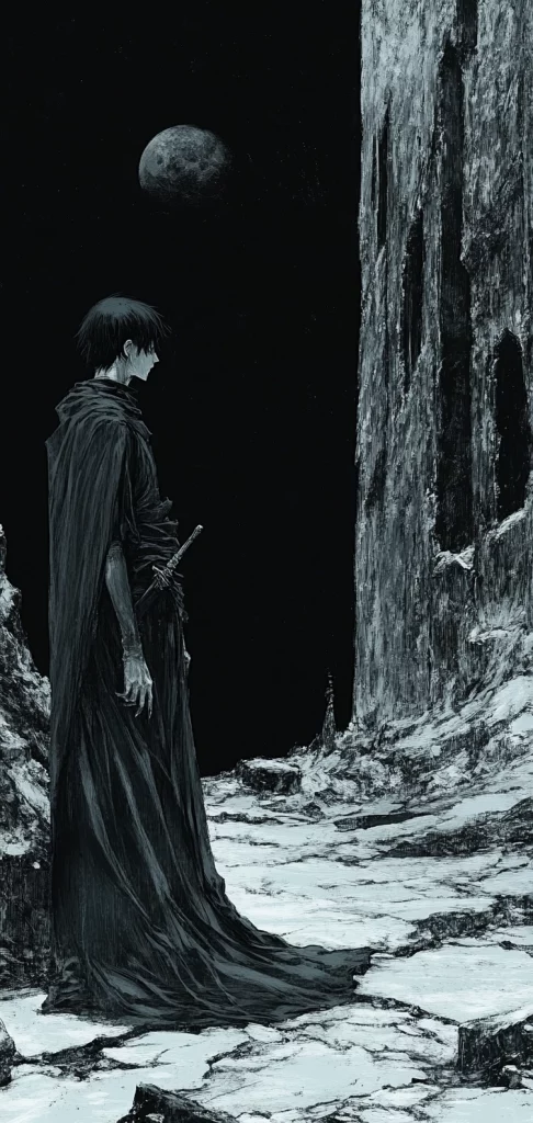 Dark Monochrome Gothic - Illustration