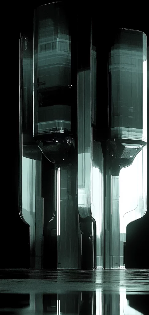 Monochrome Reflective Surfaces - Black and White