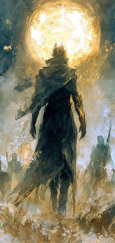 Luminous Golden Contrast - High Contrast