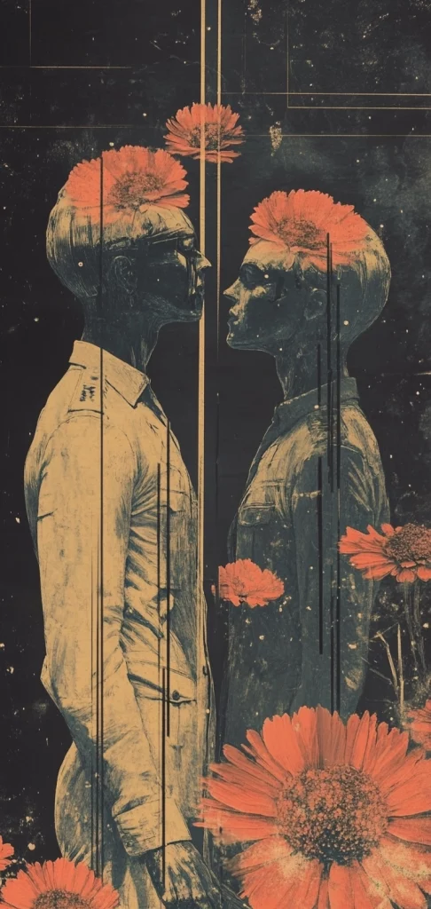 Sepia Nighttime Glow - Printmaking