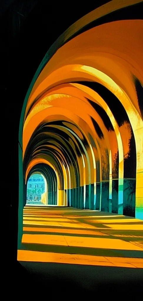 Vibrant Gradient Illumination - Illustration