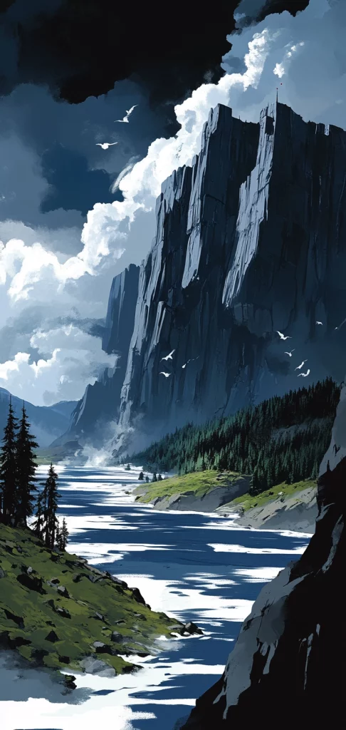 Bold Contrasts and Dramatic Landscape - Surrealism