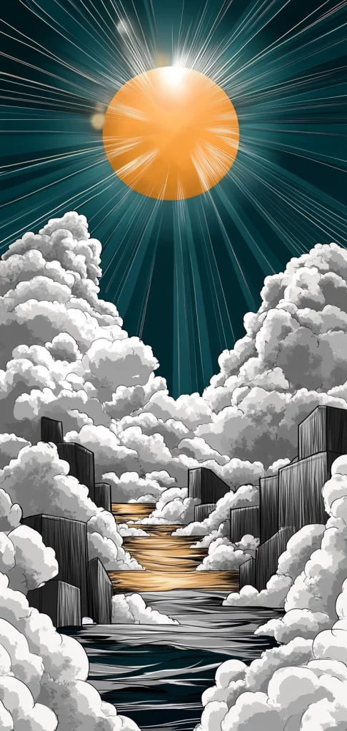 Vivid Light and Dark Contrast - Cool Tone