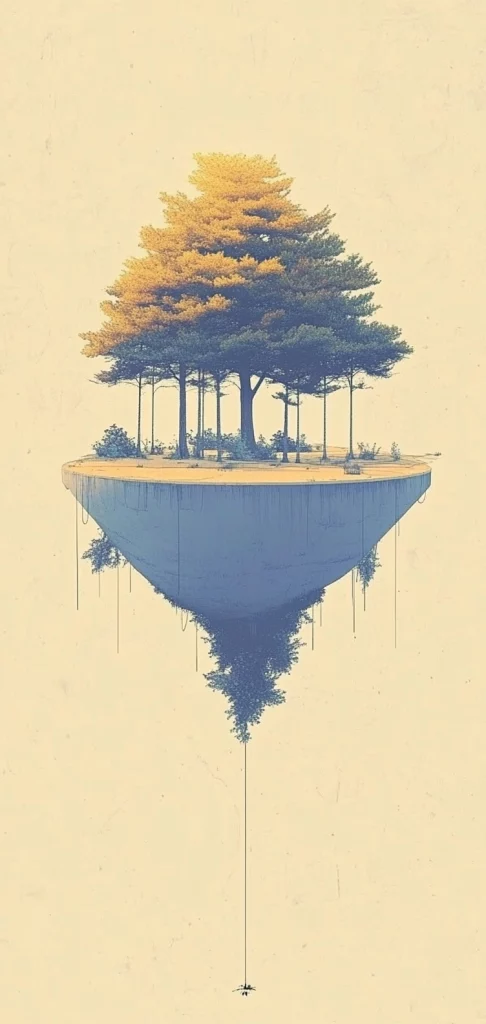 Surreal Minimalist Composition - Minimalism