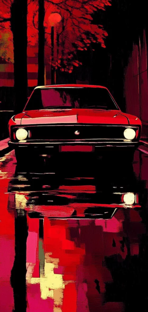 Red Dominant High Contrast Lighting - Urban